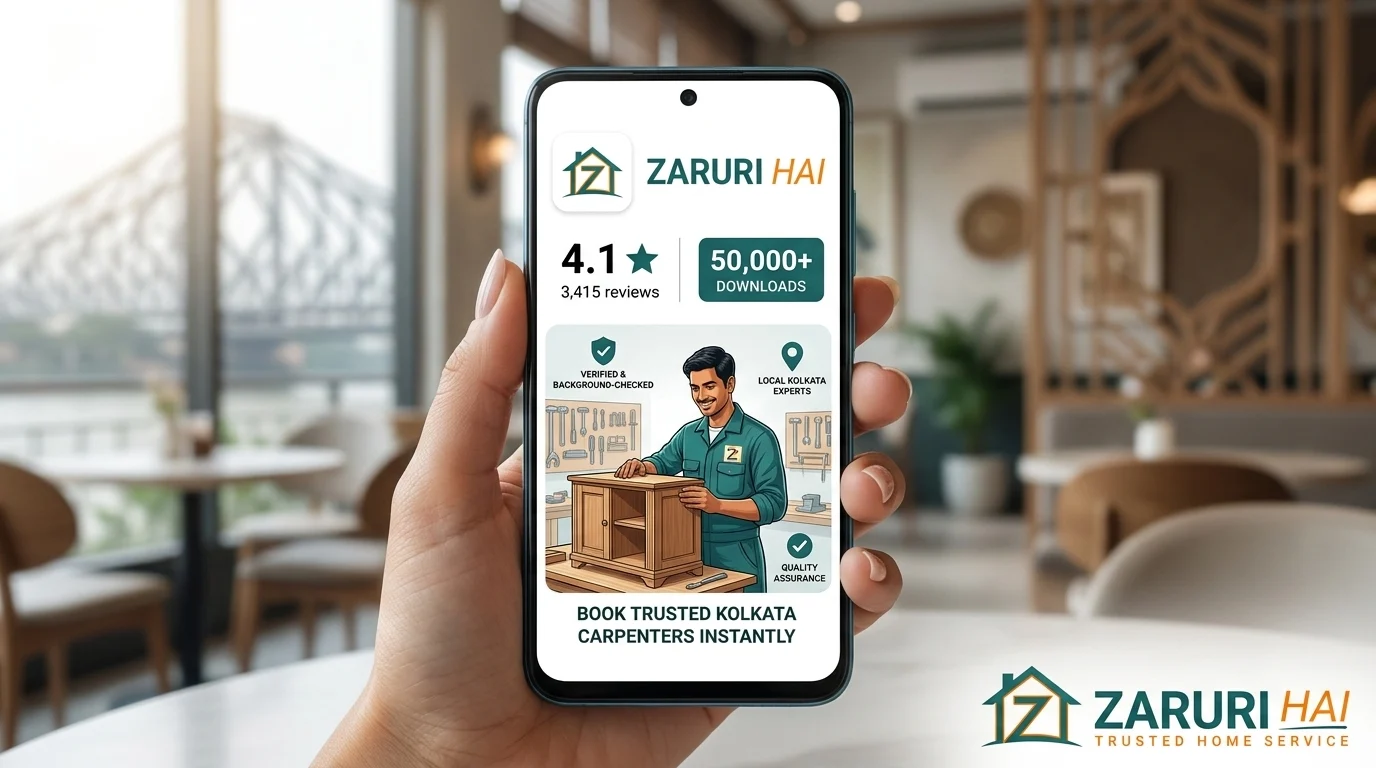 Carpenter services 7 Zaruri Hai app rated 4.1 stars with 50,000+ downloads
