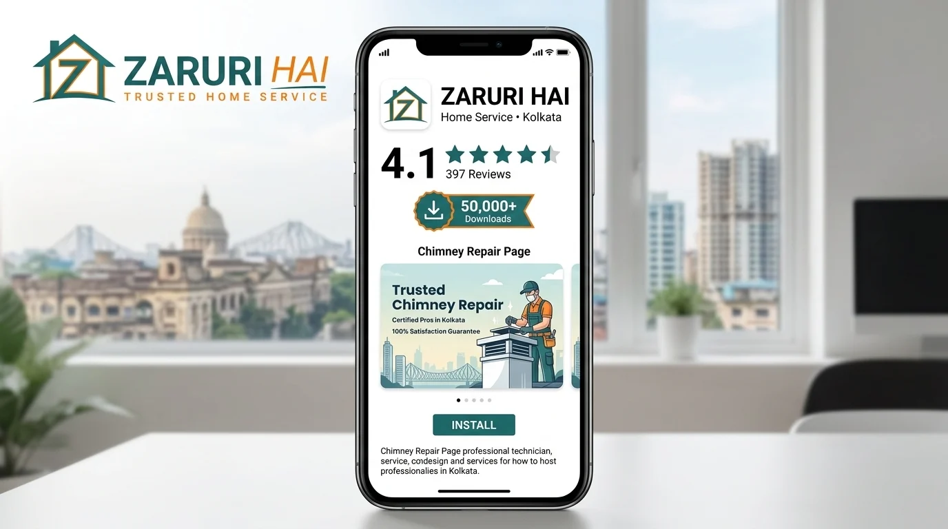 Chimney repair 7 Zaruri Hai app rated 4.1 stars with 50,000+ downloads
