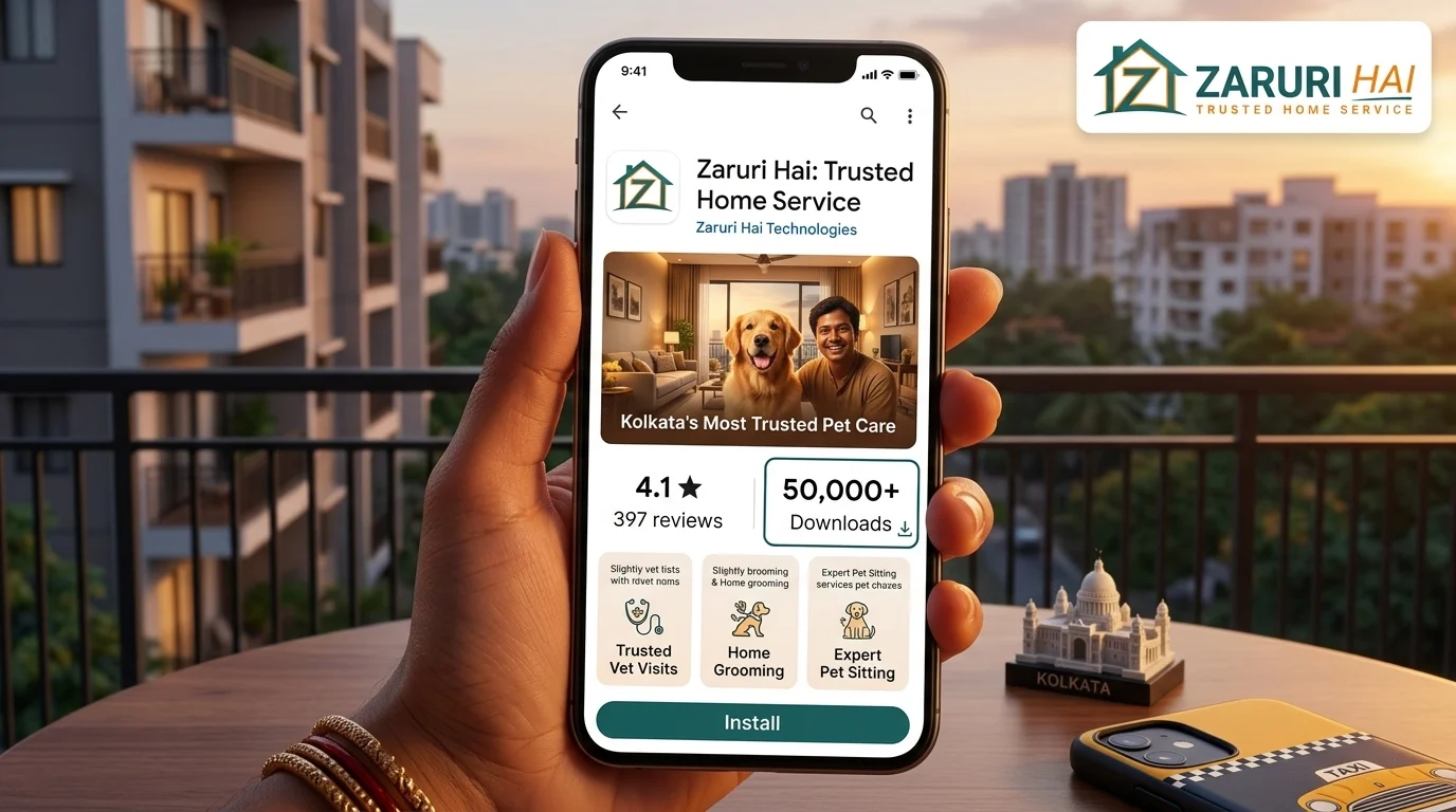 Zaruri Hai app rated 4.1 stars with 50,000+ downloads