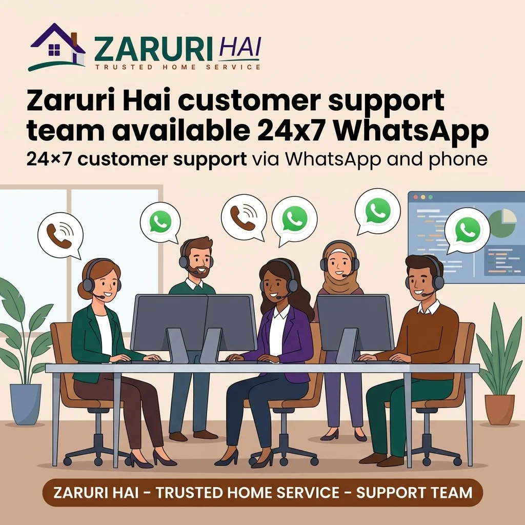 Zaruri Hai customer support team available 24x7 WhatsApp