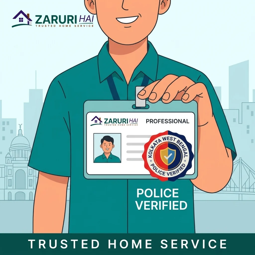 Police verified Zaruri Hai professional showing ID badge Kolkata