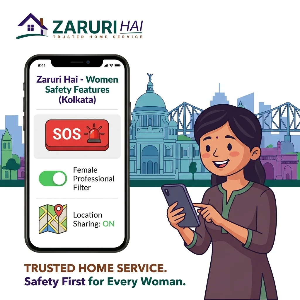 Zaruri Hai women safety features in-app for female customers Kolkata